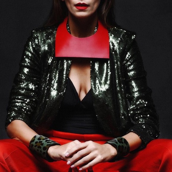 Hand Made Accessories - 🆕High Fashion Collar Necklace Choker Women Red